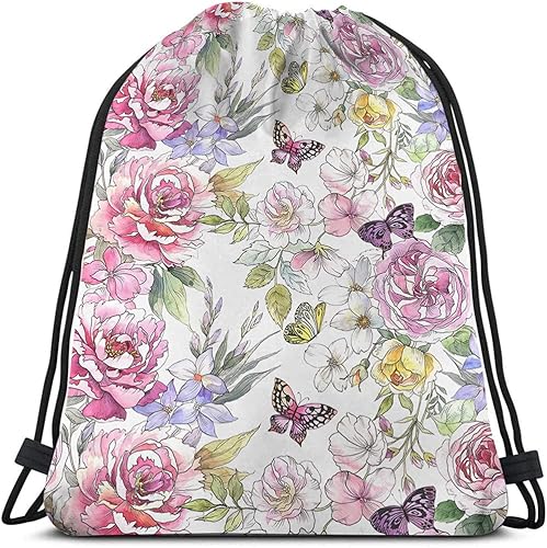 Skulls - Mochila con cordón, Multi-a117.