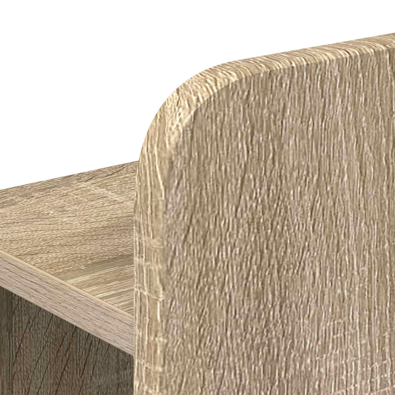 Rovere Sonoma letto singolo con cassetti 75x190 cm | Telaio letto con cassetti Rovere Sonoma 75x190 cm contenitore integrato letto singolo