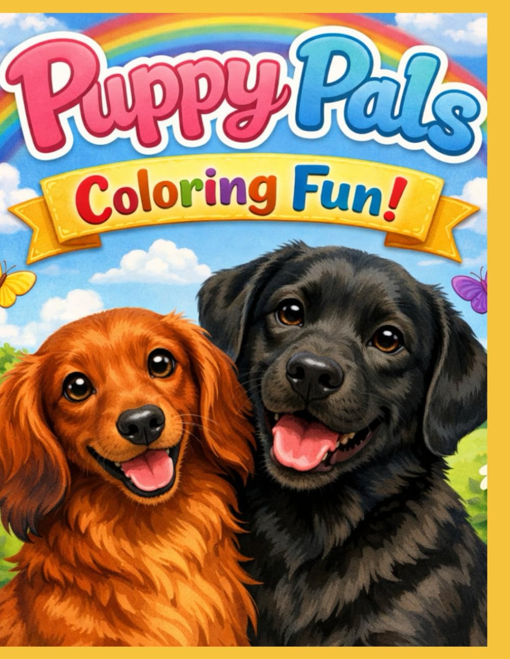 Puppy Pals Coloring Fun