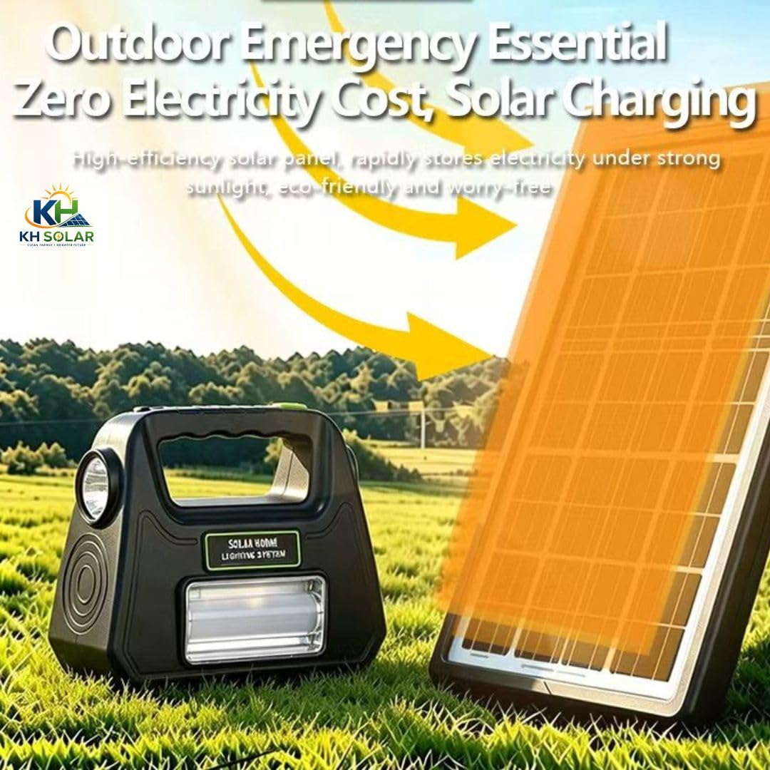 Solar Inverter Light - Emergency Power & Charging -2