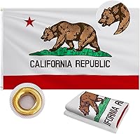 Vista 13 de Bandera de Puerto Rico 3x5 pies al aire libre, tela de poliéster 210D resistente Estrella bordada y cuatro hileras de costura en los extremos