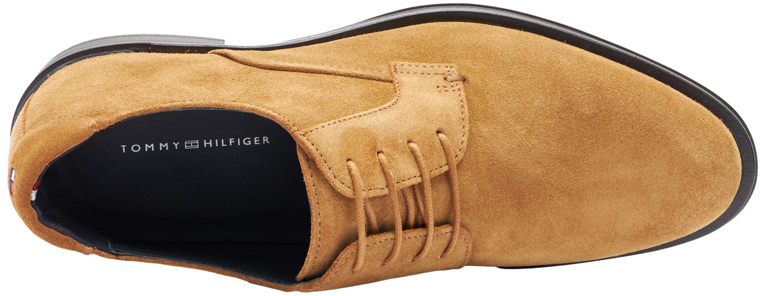 Tommy Hilfiger Chaussures Derby Homme Suede Bout Rond