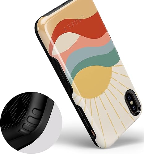 Miniatura 7 de Casely - Funda para teléfono celular de 360 grados de cobertura para tu teléfono recortes precisos, protección para cámara de labios elevados de