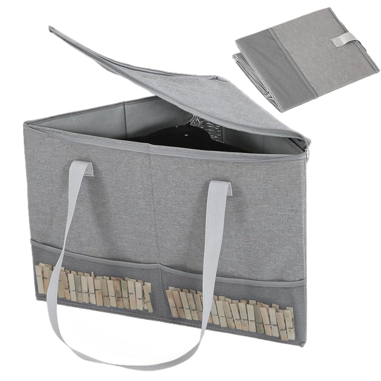 Support pour cintres anti-poussière boîte rigide pliable pour stopper le désordre