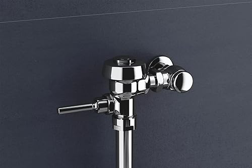 Miniatura 8 de Sloan Royal 186 3012636 - Válvula de descarga manual 1.0 GPF - Mango de descarga simple sin sujeción, conexión de accesorio superior con acabado