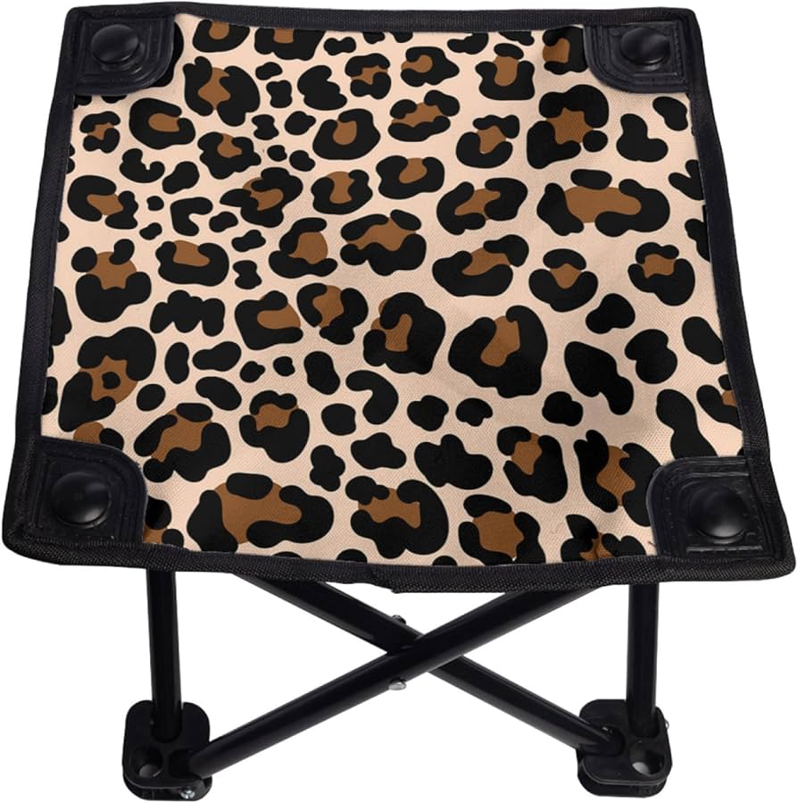 Amazon.co.jp: アウトドアチェア 豹柄 ヒョウ柄 キャンプスツール 椅子 Amazon.co.jp: アウトドアチェア 豹柄 ヒョウ柄 キャンプスツール 椅子
