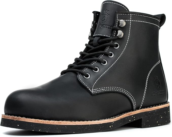 Men Handmade Soft Toe Classic Boots Waterproof-Cowhide/Wool Fashion Comfortable Shoes