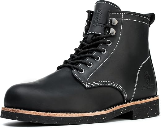 SL-Saint Men Handmade Soft Toe Classic Boots Waterproof-Cowhide/Wool Fashion Comfortable Shoes
