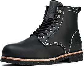 Mens Soft Toe Waterproof Cowhide Leather Boots / Wool Lining Fashion Shoes