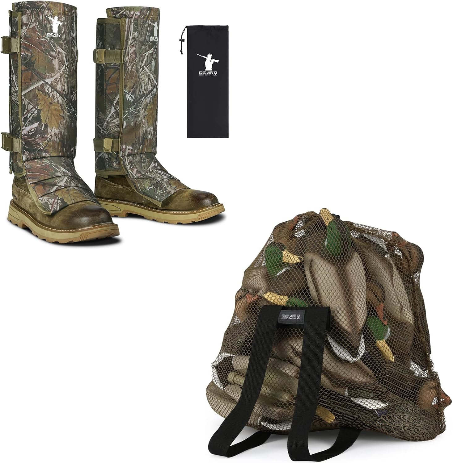 GearOZ Buy Together Snake Guards & Hunting Decoy Bag