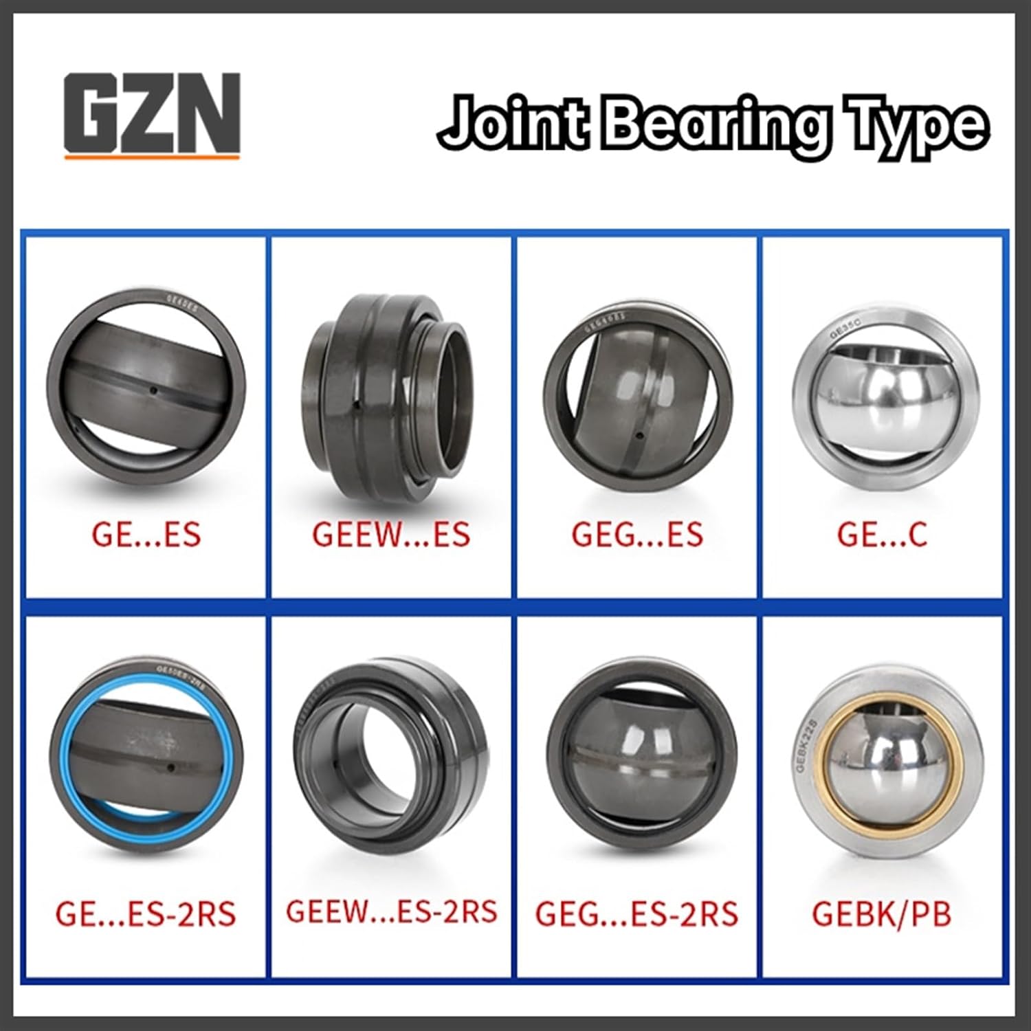 1PCS Self-lubricating Radial Spherical Plain Bearings GE25C 25X42X20mm GE30C 30x47x22mm(GE25C)