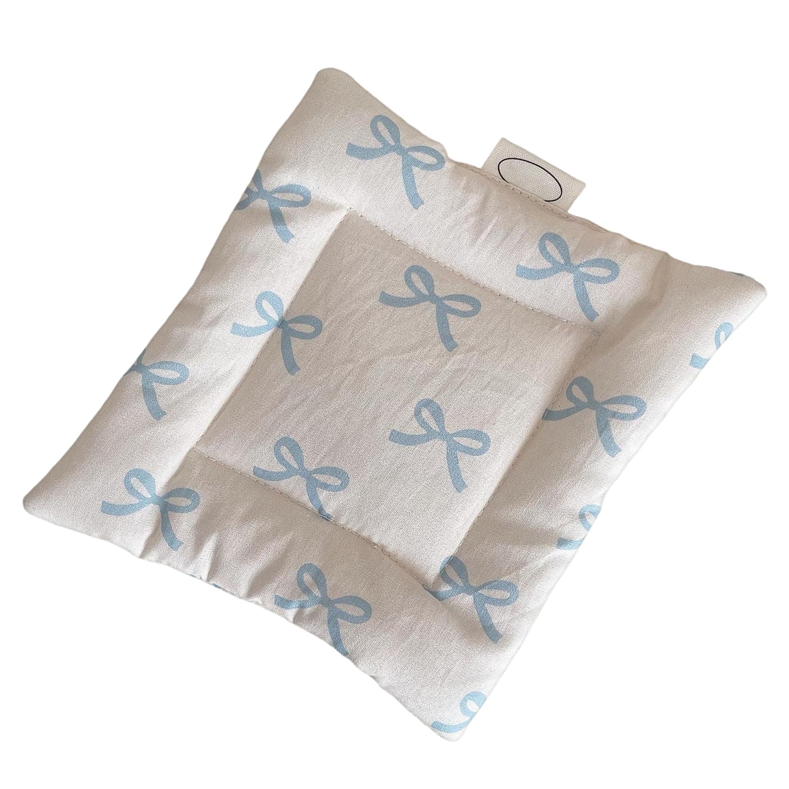 Kalttoy Useful Cotton Bowknot Cup Pad Unique Cup Mats with Bowknot Pattern Delicate Fabric Coasters for Glasswares Protect Cotton Pad
