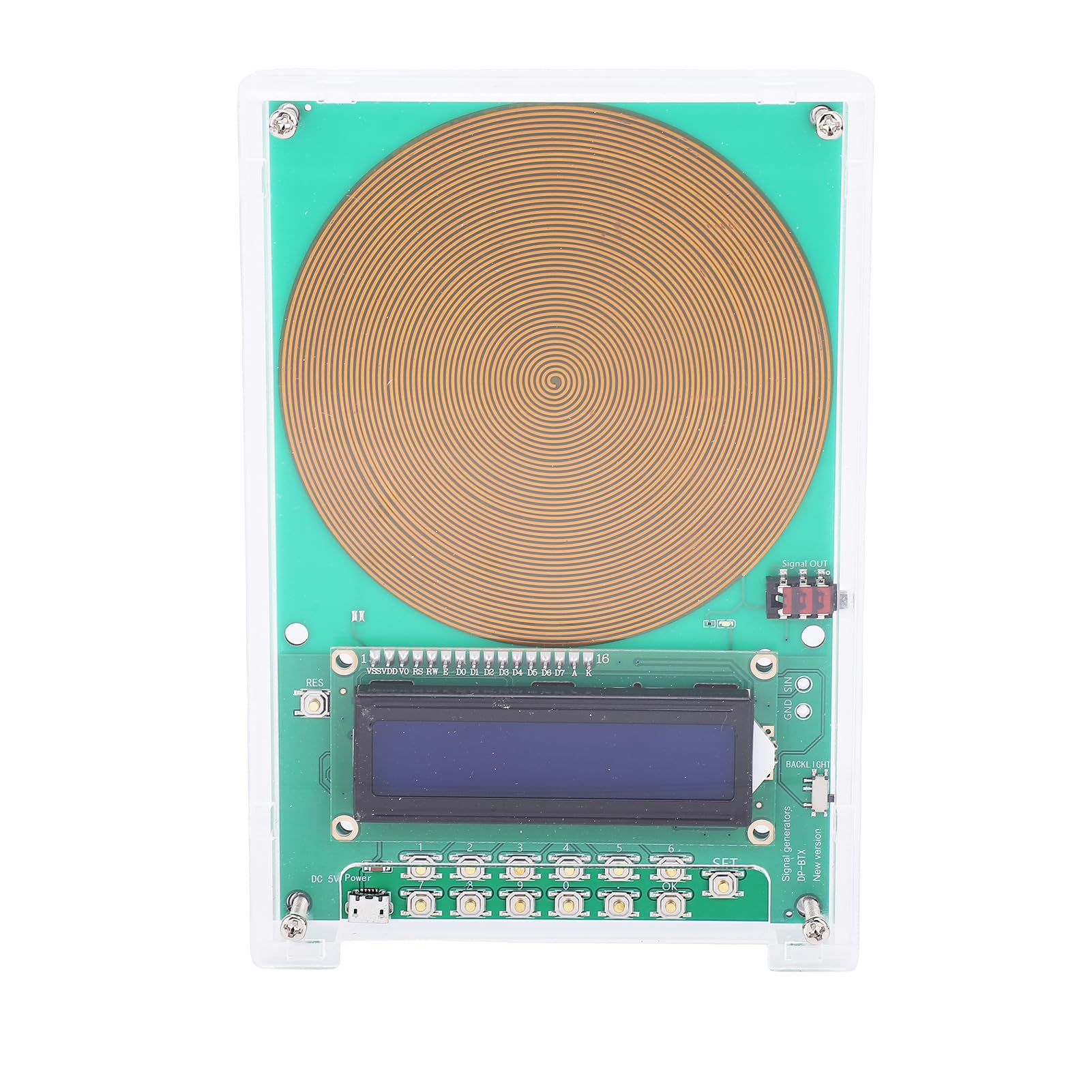 Weytoll Générateur de fréquence 7,83 Hz - Résonateur d'impulsions ultra basse fréquence (plage de fréquence 0,01-299 kHz)