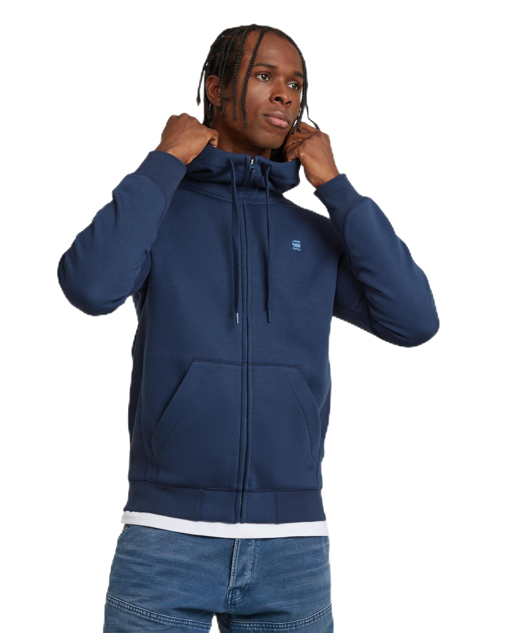 G-Star Herren Premium Core Zip Thru Hoodie, Blau (dk sea Blue D16122-C235-1023), M