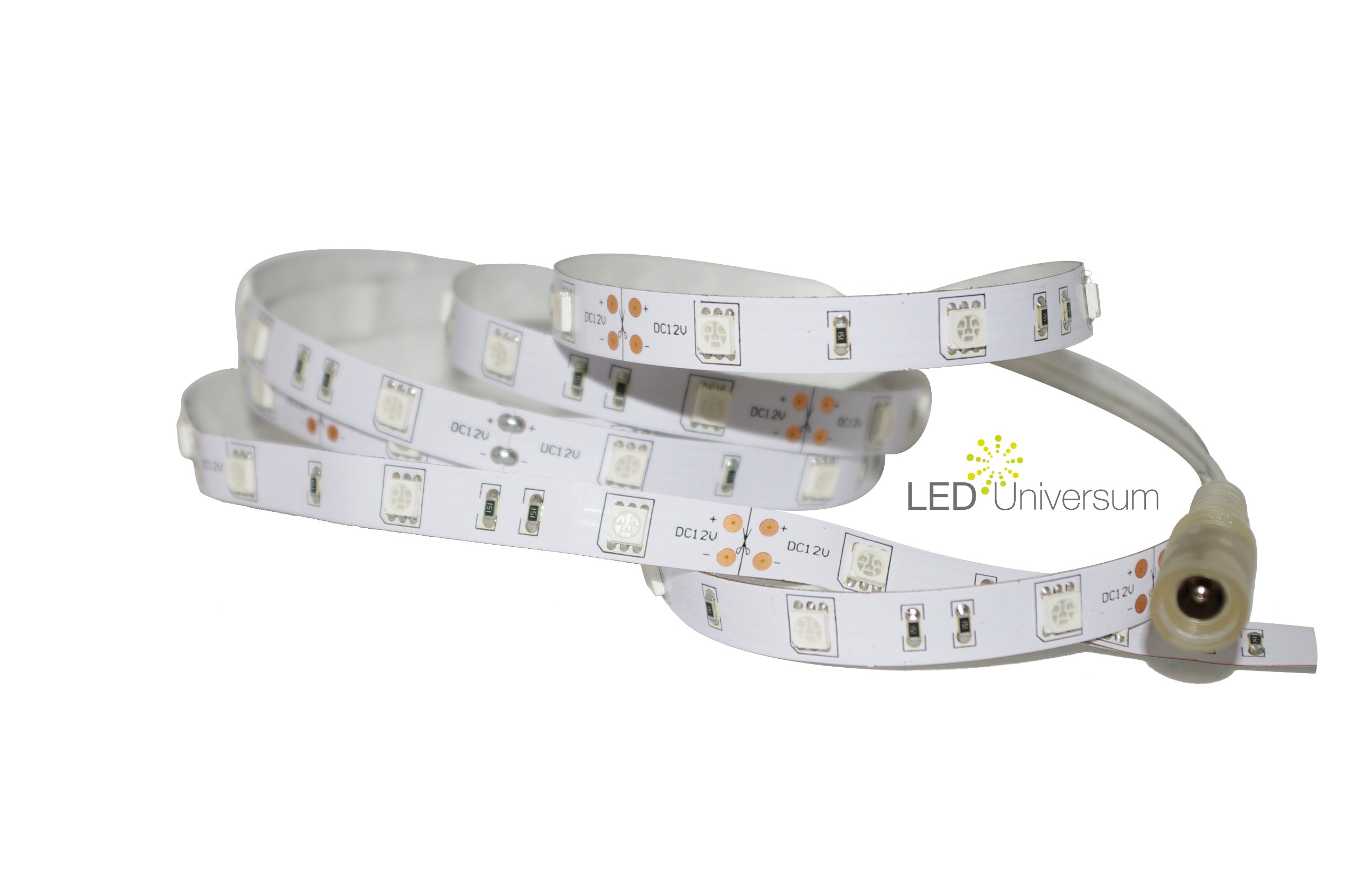 Goobay - Tira de luces LED (10 m, IP20, con conector hembra para conector hueco y fuente de alimentación), color rojo
