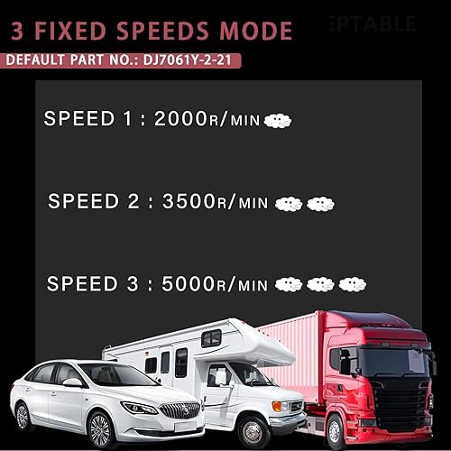 Miniatura 5 de Conjunto de compresor de desplazamiento de CA de energía eléctrica para 12 V Acondicionador de aire acondicionado de techo Camper Coche Camper