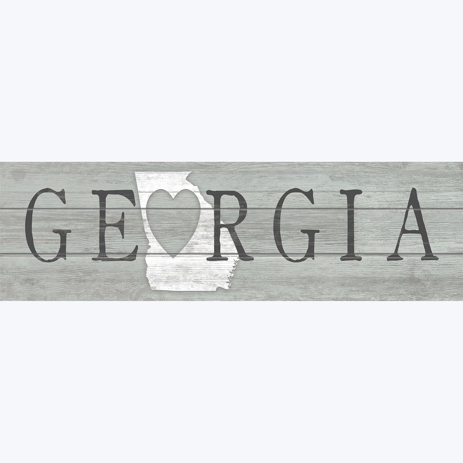 Young's Inc Wood Georgia Wall Sign - 36" x 11"