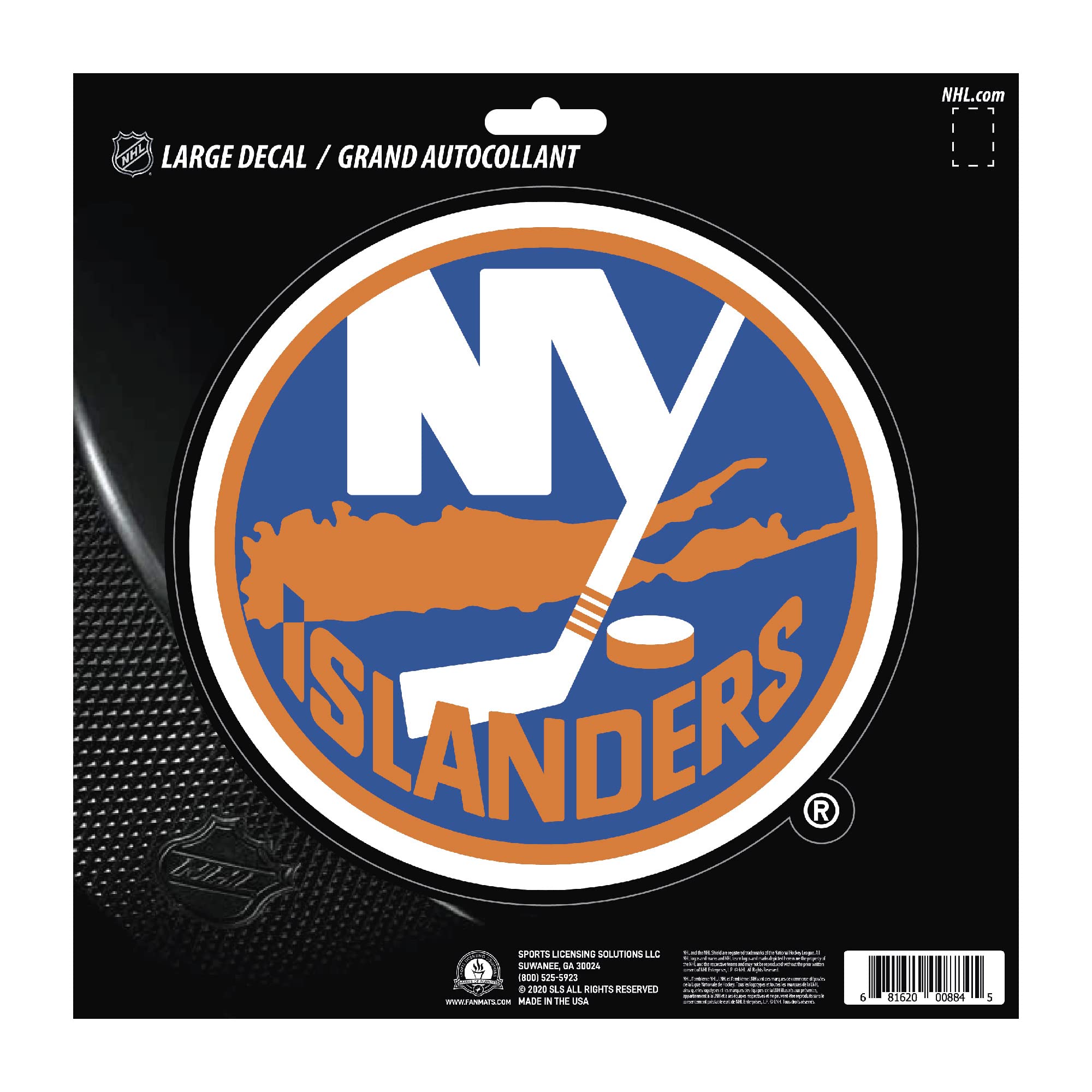 Adhesivo decorativo New York Islanders grande FANMATS 30816 vinilo deportivo NHL