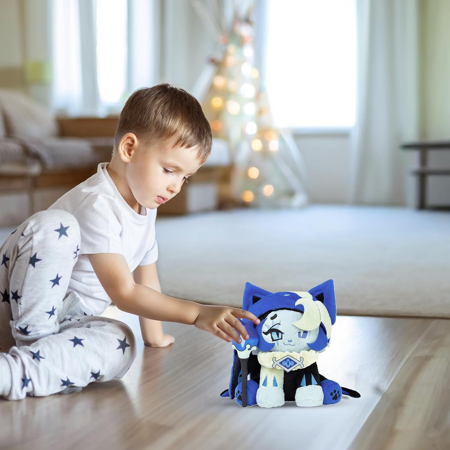 Shadow Milk Cookie Plush Toy, Soft Stuffed Doll, 9.5 Inch, Collectible Character Plushie, for Kids and Adults (Shadow Milk Cat Plush)