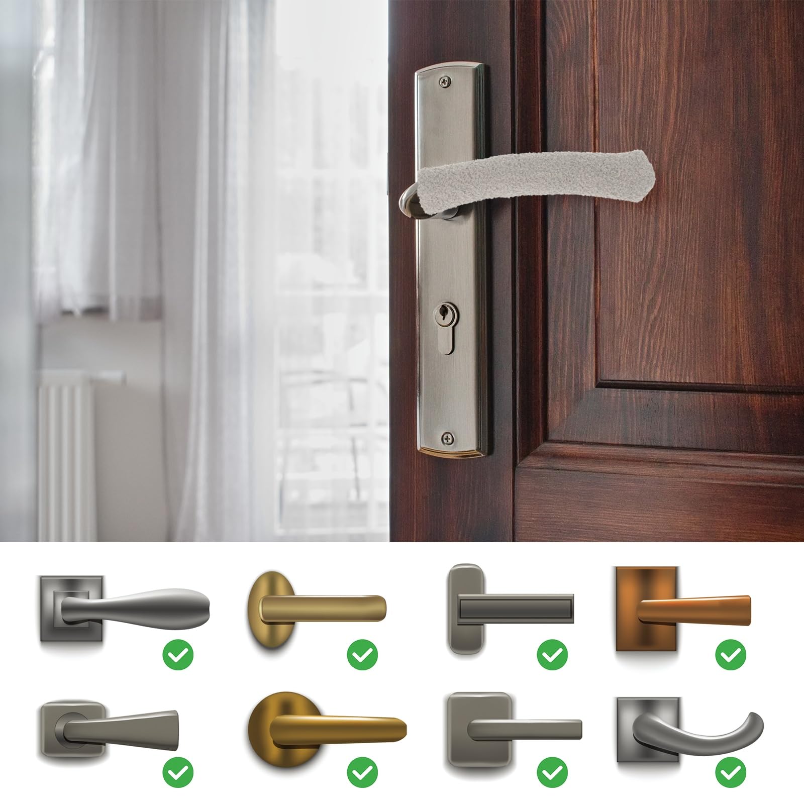 PATIKIL Knitted Door Handle Cover - Image 4