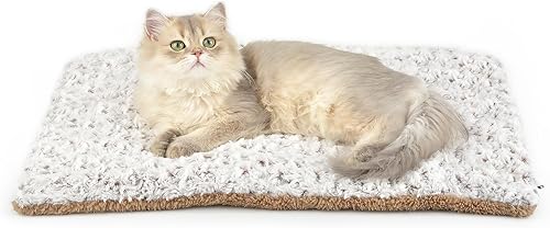 Cama autocalentable para gatos, 24 x 18 pulgadas, almohadilla autocalentable para mascotas, manta térmica de doble cara para gatitos grandes,