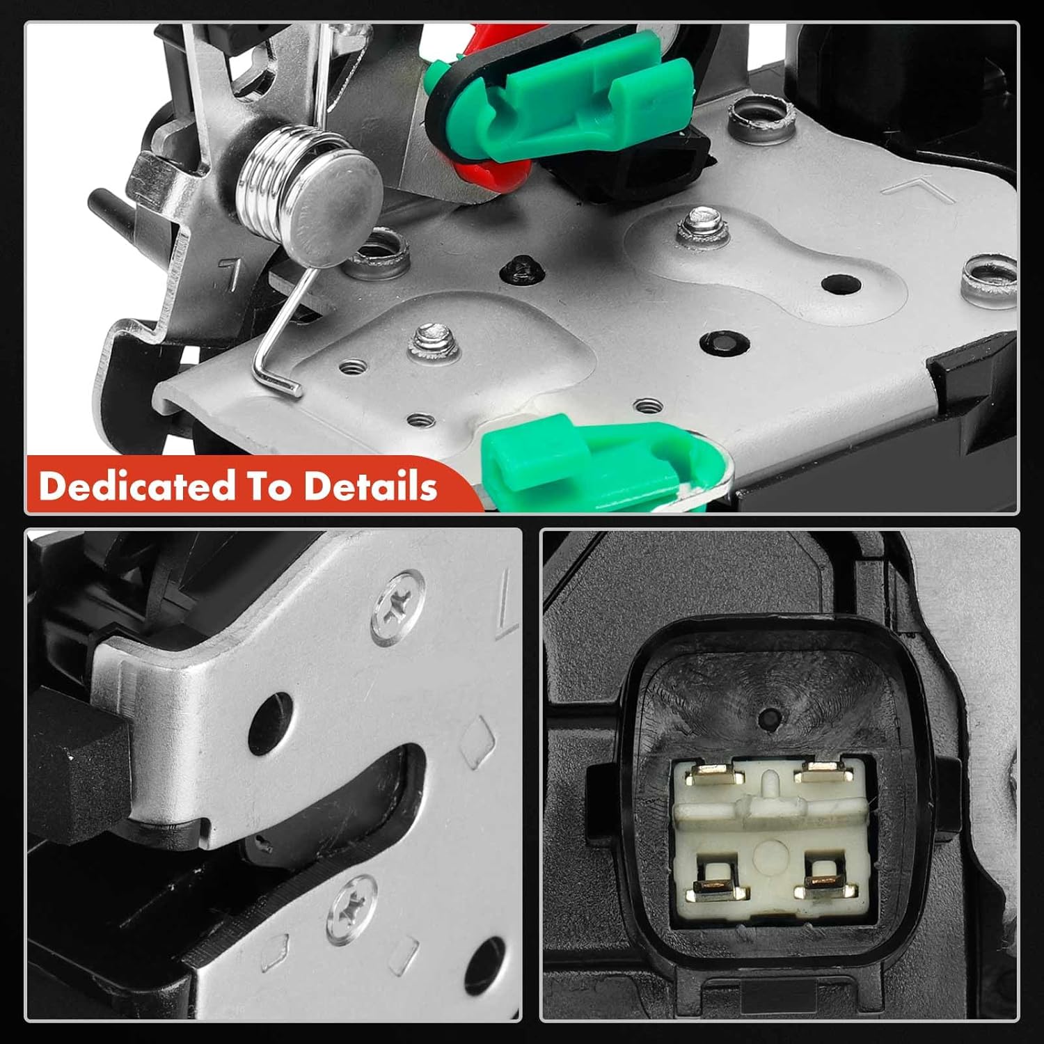 A-Premium Door Lock Latch Actuator Compatible with Dodge & Ram Vehicles - Dakota, with Power Locks - Rear Driver and Passenger Side, 2-PC Set, Replace# 55112605AB