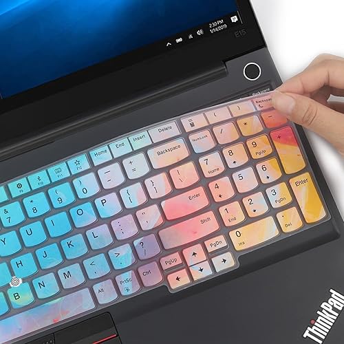 Miniatura 42 de Funda de teclado para Lenovo ThinkPad E15 Gen 4/3/2, ThinkPad L15 Gen 2/1, ThinkPad T15 T15p T15g P15s P15s P15v Gen 3/2/1, ThinkPad E580 E590 E595
