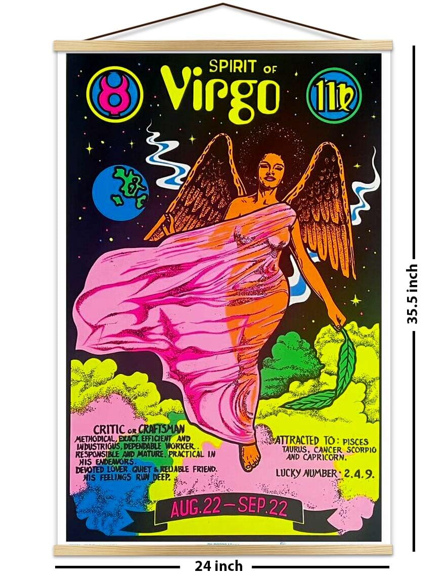 Amazon.com: Scorpio Posters Virgo Zodiac Sign - Flocked