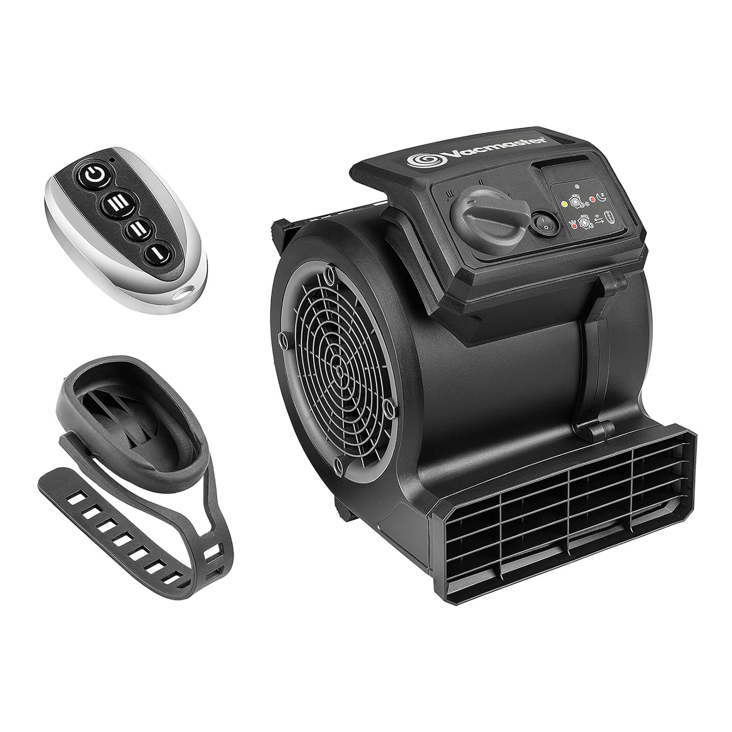 Vacmaster Standventilator, Windmaschine mit 3 Laufgeschwindigkeiten, Bodenventilator Power, Tischventilator Luftkühler AM1202R 124W