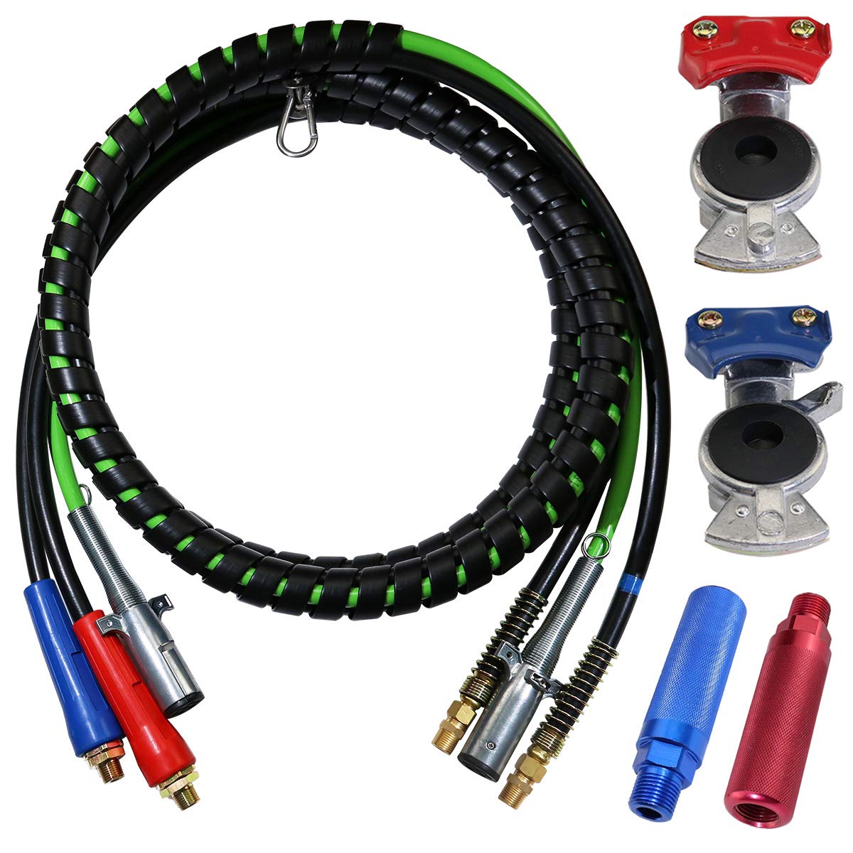 Buy KOOTANS 3 in 1 Wrap Air Power Line 15 Feet Heavy Duty 7 Way semi