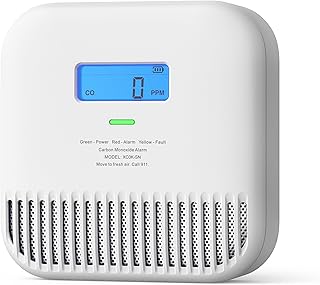 X-Sense Carbon Monoxide Detector, Built-in 10-Year Battery Powered, Portable Carbon Monoxide Detector for Home, Model XC0K-SN, 1-Pack