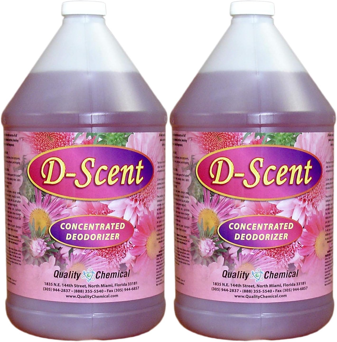 D-Scent Deodorizer - A concentrated malodor counteractant and deodorizer.-2 gallon case