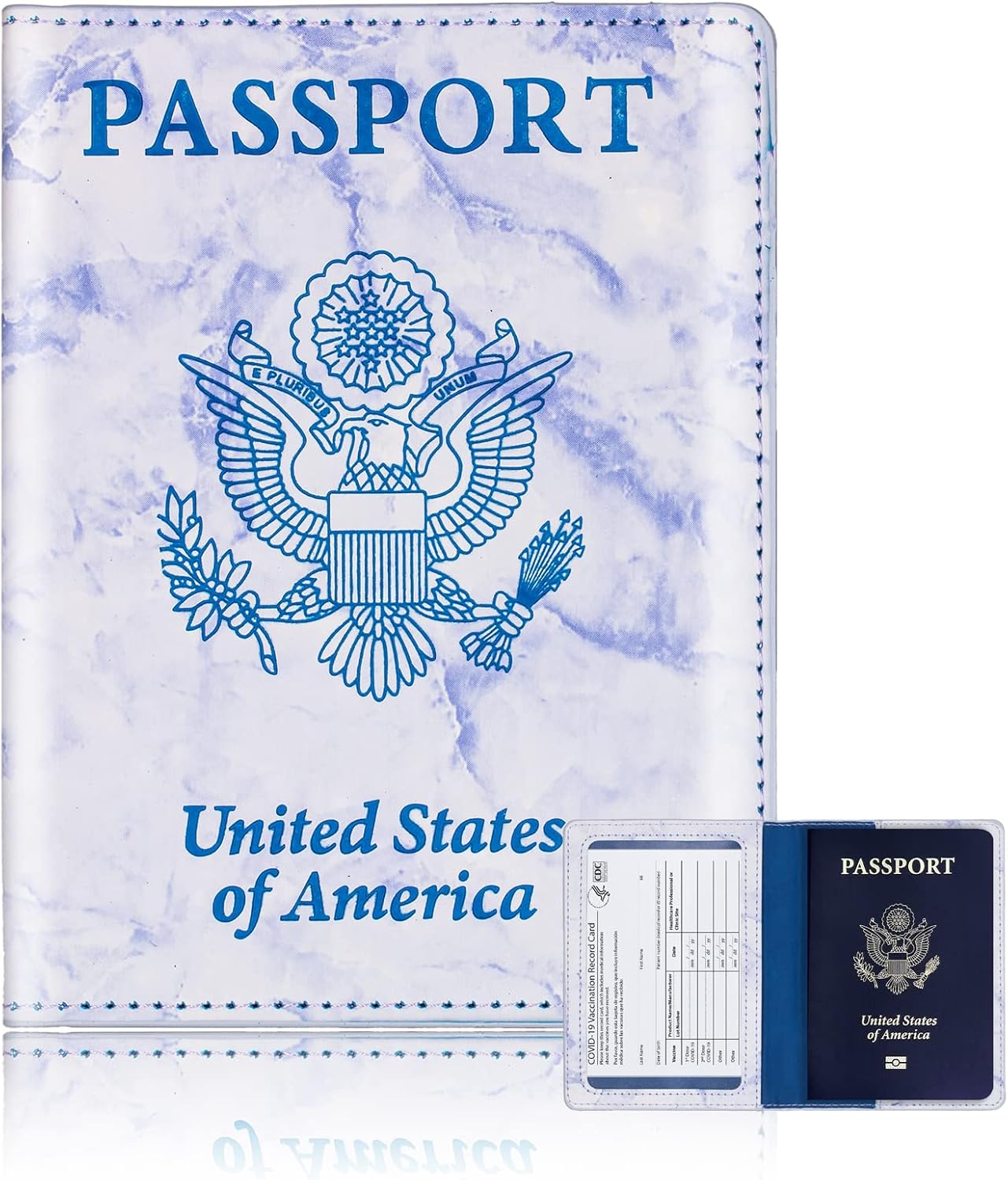 TOURSUIT Passport and Vaccine Card Holder Combo, Travel