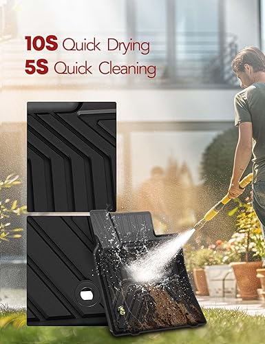 Miniatura 9 de YHTAUTO Alfombrillas compatibles con Toyota Avalon 2019-2023, alfombrillas de automóvil TPE para todo tipo de clima, ajuste personalizado, juego