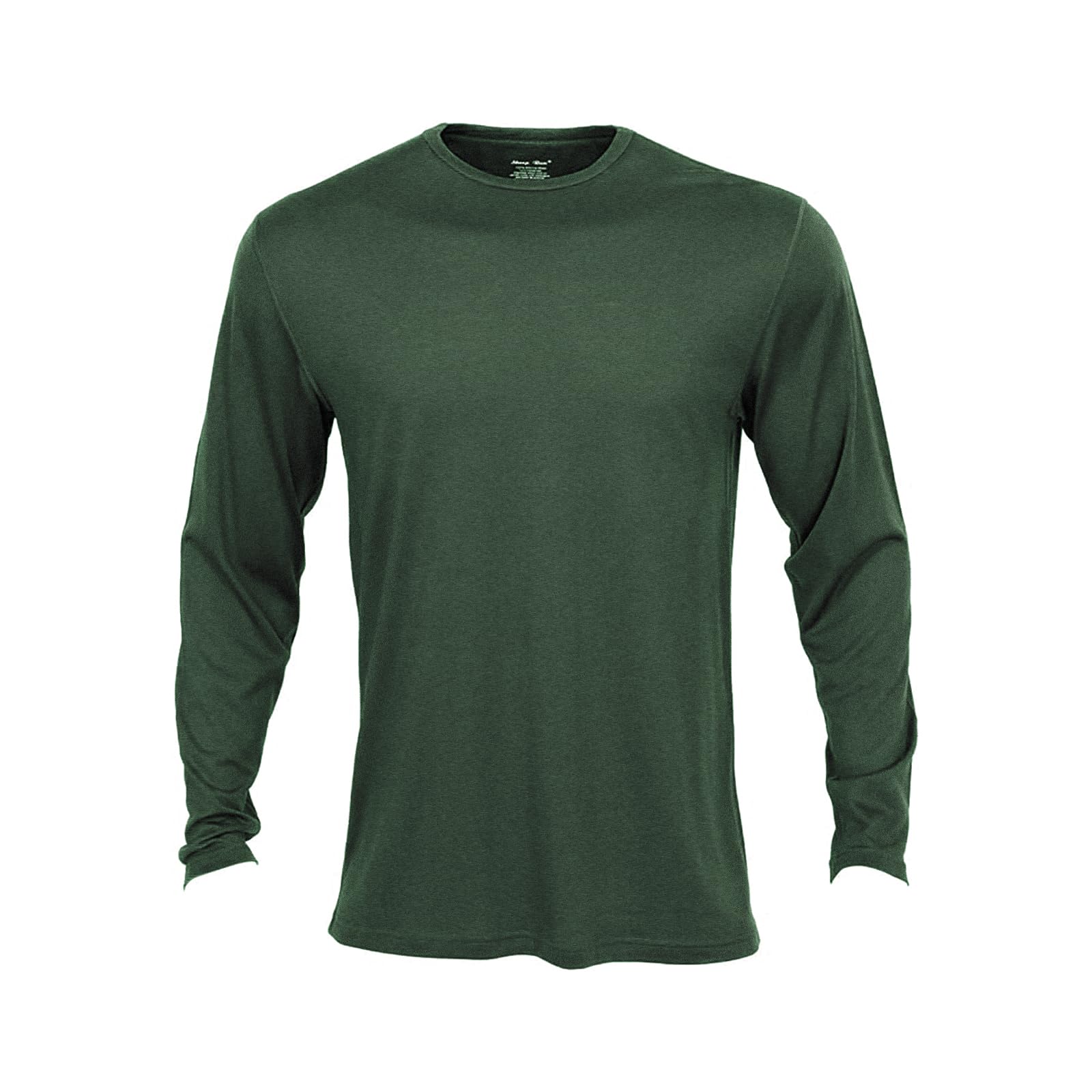 SHEEP RUN 100% Merino Wool Men's Wicking Breathable Base Layer Hiking Running Long Sleeve Shirt