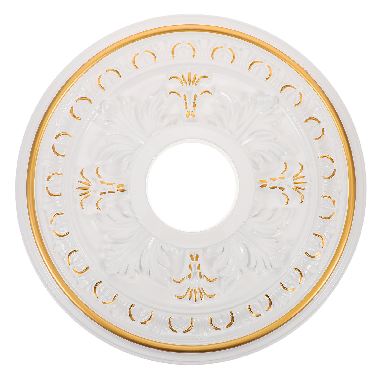 Medallón de techo de fácil instalación y bajo mantenimiento para lámparas