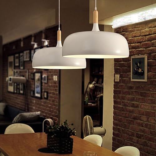 Miniatura 10 de Lámparas colgantes de estilo moderno con control remoto, decoración de iluminación de techo de estilo nórdico, lámpara colgante inalámbrica para