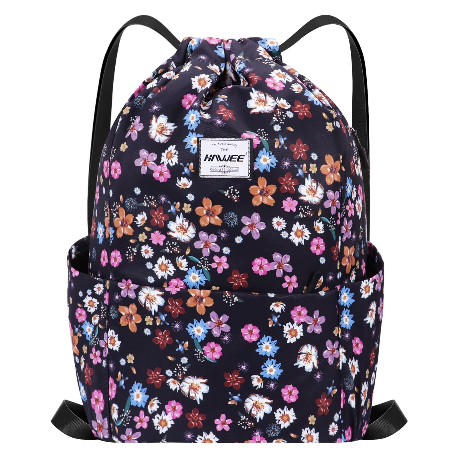 Impermeable Casual Mochila con Cordón Grande Deporte Bolso de Gimnasia Mochila de Cuerda Unisex para Mujer Hombre Vida Cotidiana Aire Libre Yoga Escuela Playa Nadar — view 45