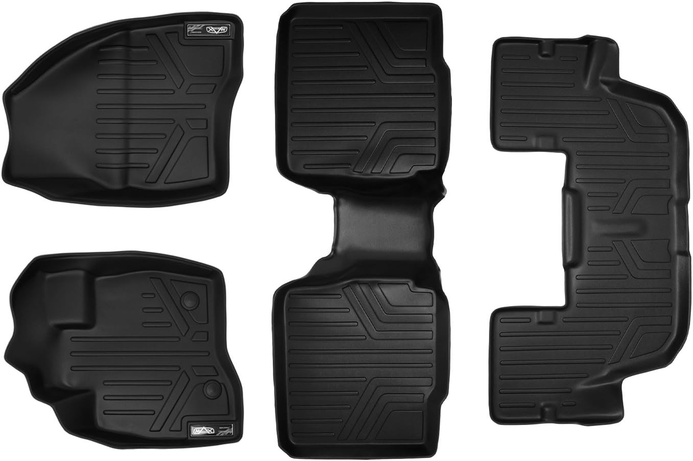 Fits 20152019 Ford Explorer Floor Mats 3 Row Liner Set