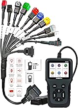 Danlite Tools & Technician All BS6 Bike V311 OBD Scanner, 11 Cord Heavy Duty Molded Universal Wire Bike Scanner, All Code Reader with Continuity Cable for Wire Checker, BS6 Bike Cable