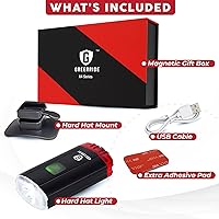 Vista 3 de Luz Recargable para Casco Duro - Luz para Casco de Soldadura, Linterna para Casco de Bomberos Casco de Fuego y Capucha de Soldadura con Accesorios