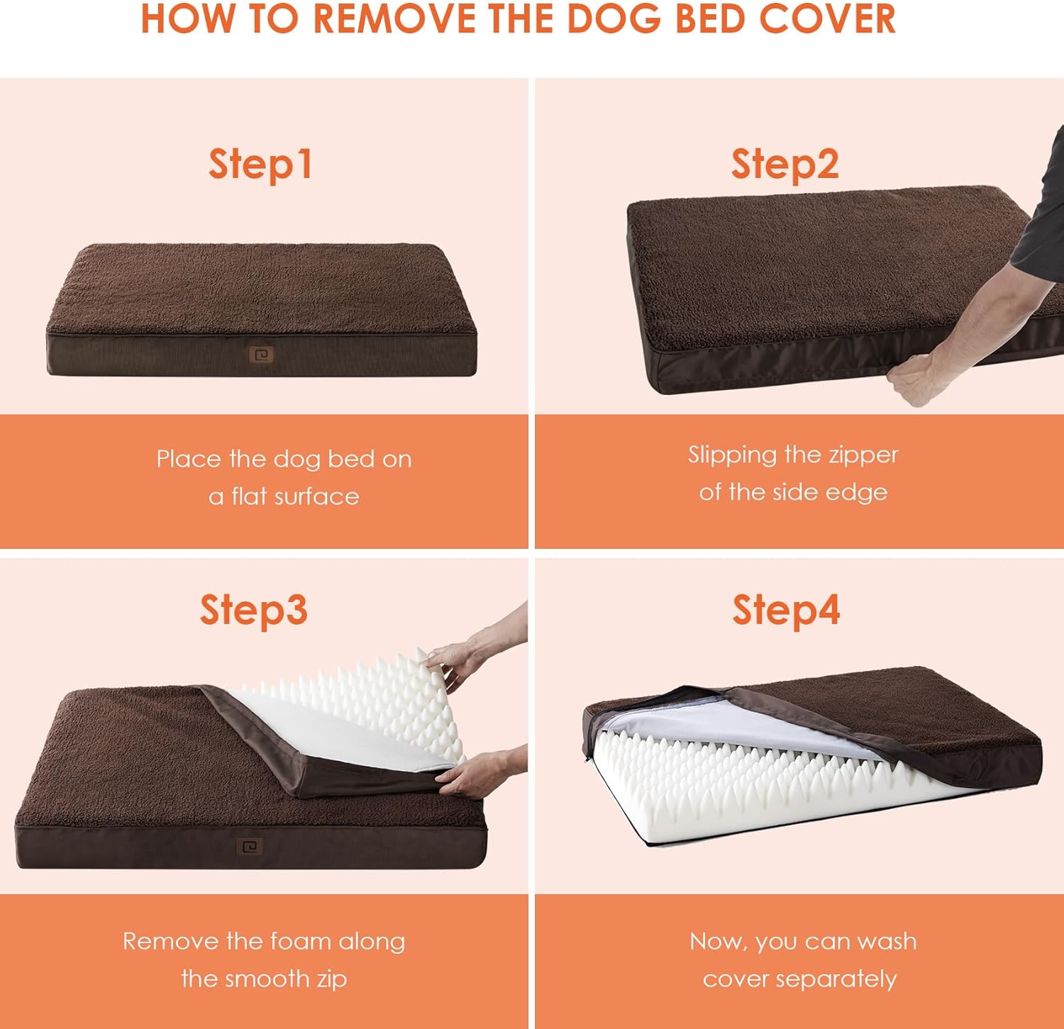 Cama Mediana Para Gatos Y Perros Feandreampgw067g01 Color Gris Oscuro