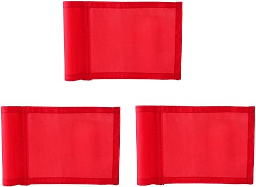 wanijaning Banderas de golf de 3 piezas, banderas de golf verdes portátiles de 9