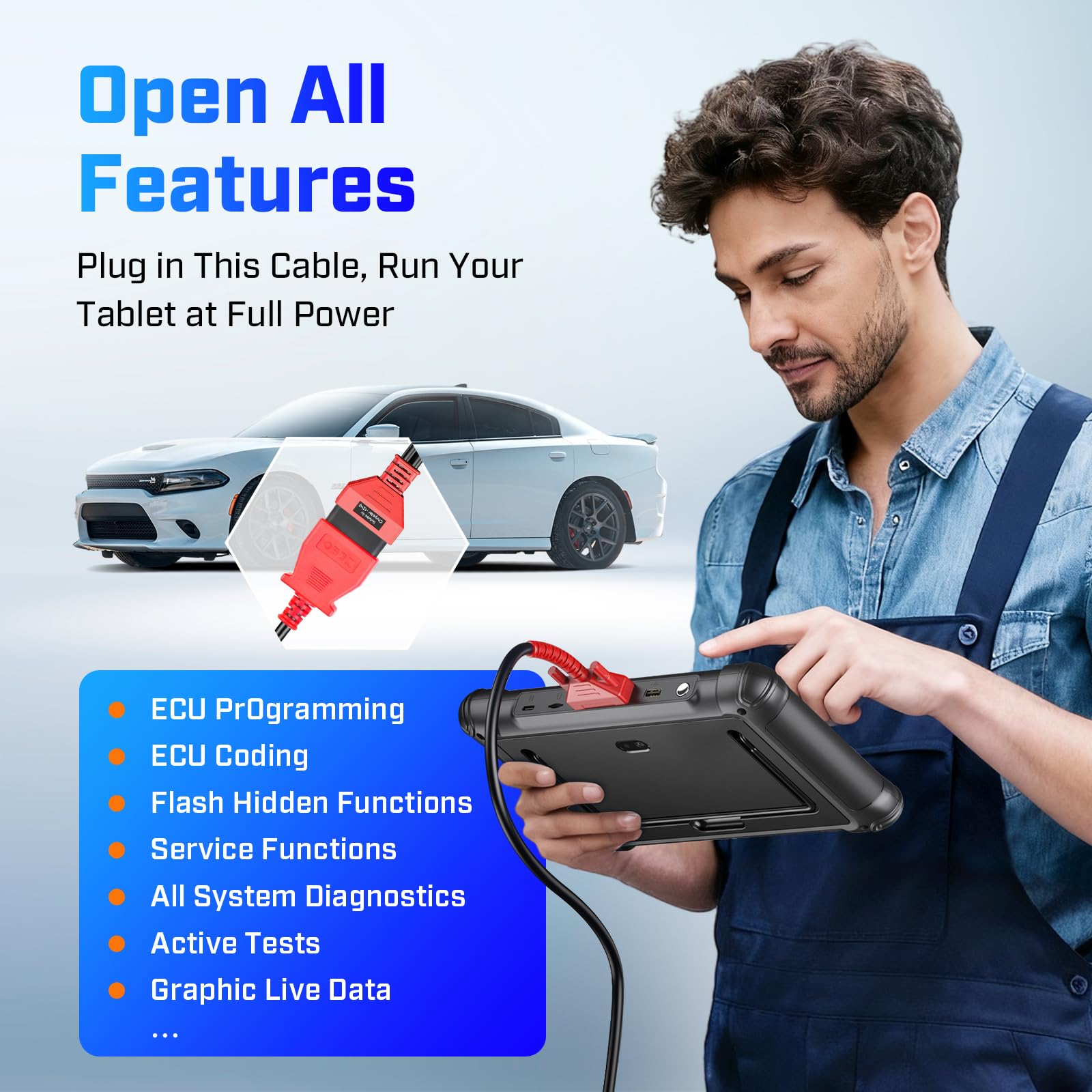 Amazon.com: OBD2 12+8 Adapter for Chrysler 2018+, FCA SGW Bypass