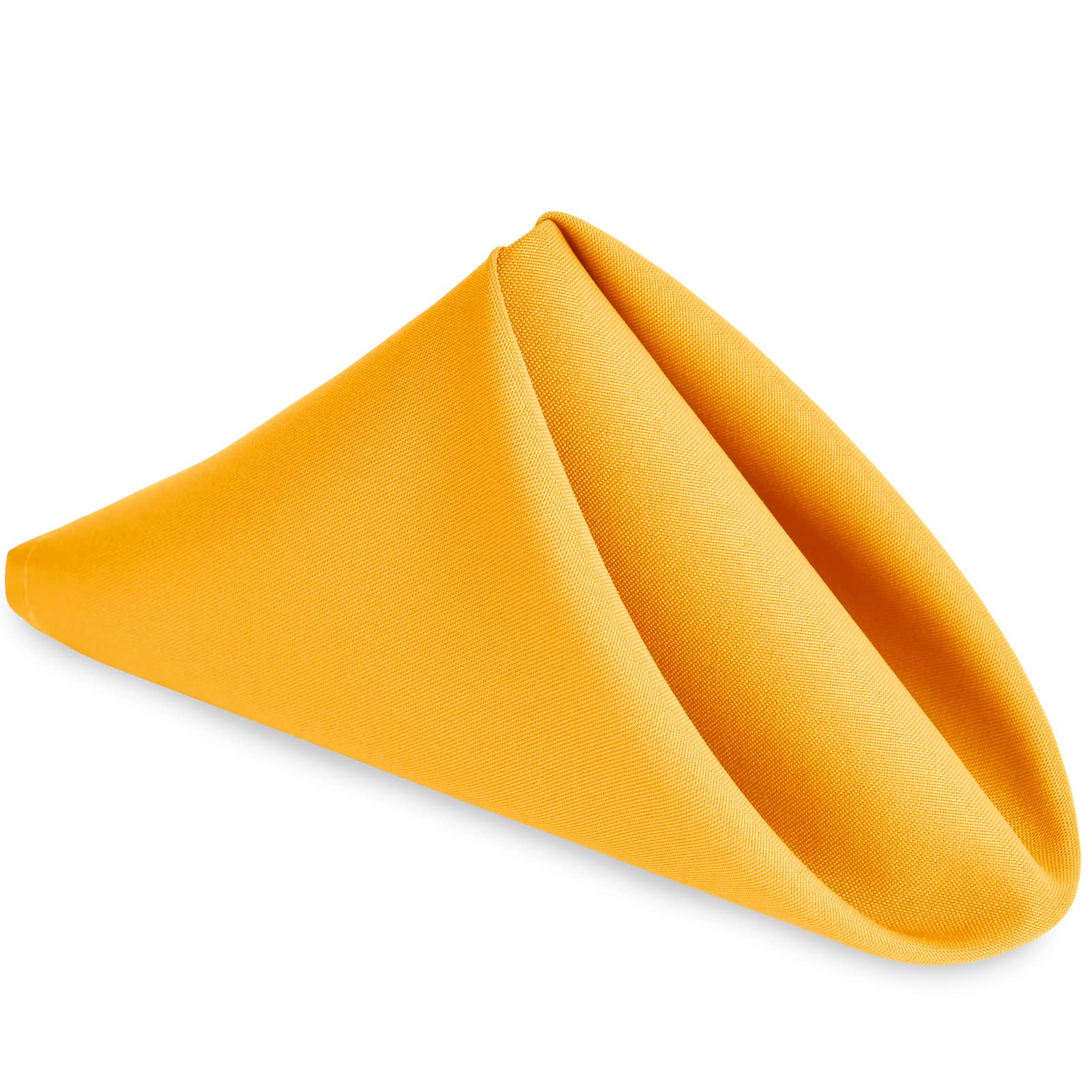 Servilletas de tela lavables Hiasan en color naranja, ideales para bodas y mesas de vacaciones