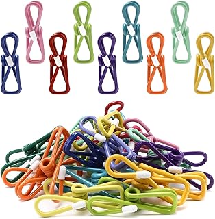 Chip Clips, Chip Clips Bag Clips Food Clips, Bag Clips for Food, Chip Bag Clip, Food Clips, PVC-Coated Clips for Food Packages, Paper Clips, Clothes Pin（Mixed Colors 30 PCs）