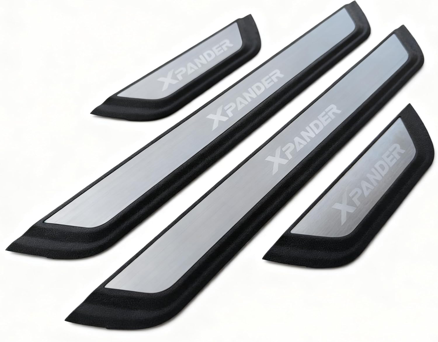 Car Outer Door Sill Scuff Plate Guard Protector for Mitsubishi xpander 2017-2025, Stainless Steel Trim Cover Auto Accessories