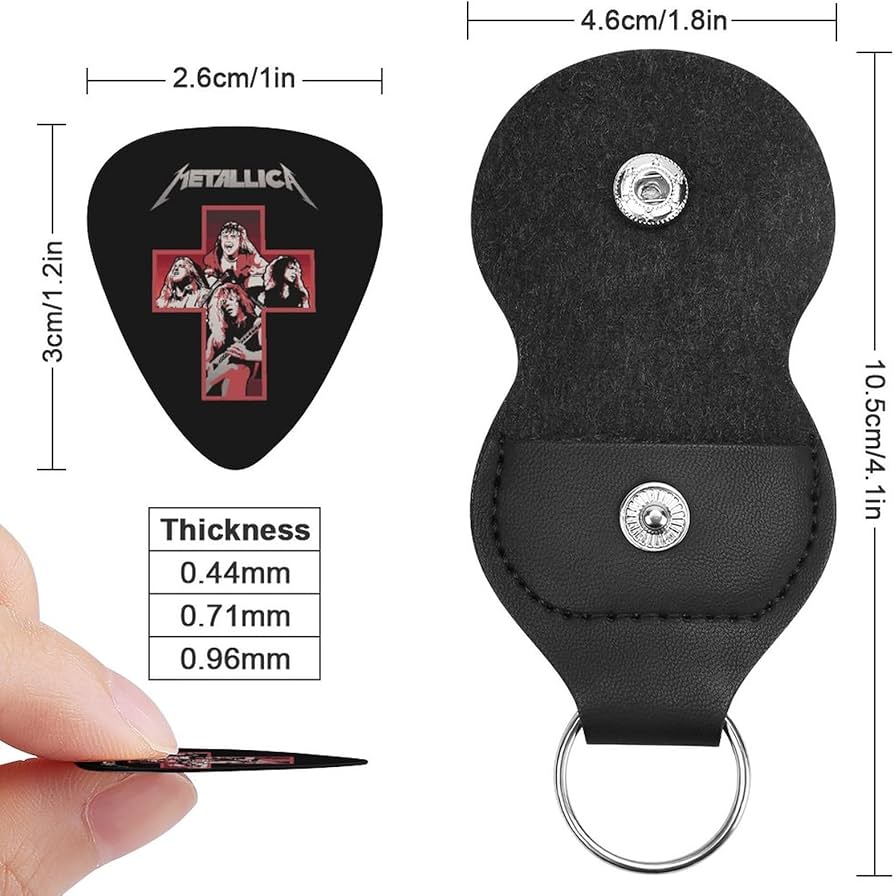 Amazon.co.jp: ギターピック 6枚セット METALLICA メタリカ ギター
