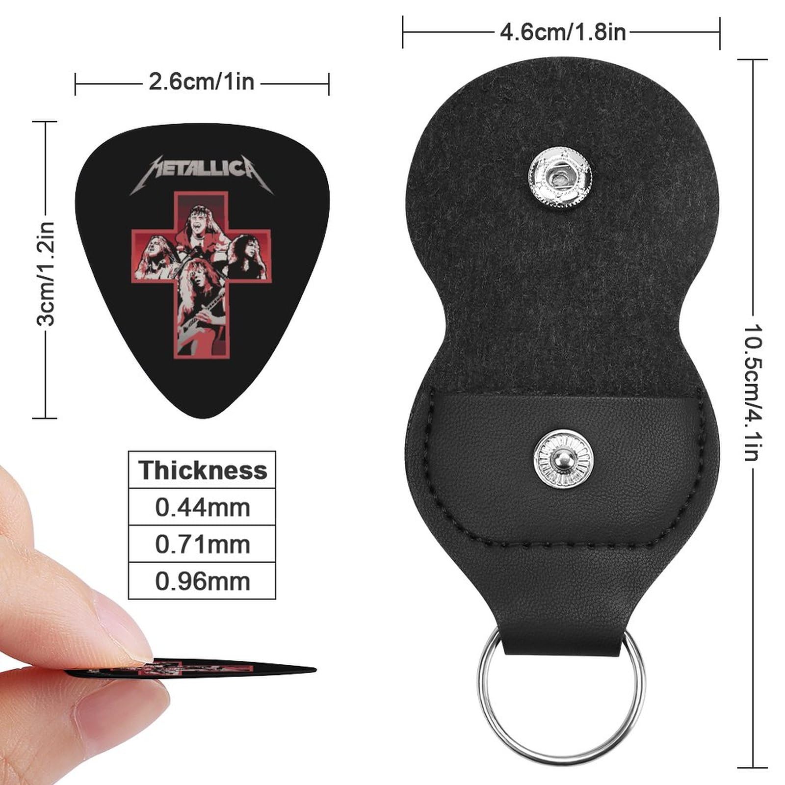 Amazon.co.jp: ギターピック 6枚セット METALLICA メタリカ ギター