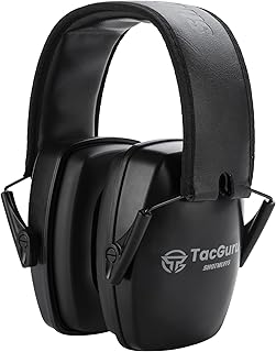 SHOTMUFFS A Lite – Passive Shooting Ear Protection Earmuffs, NRR 25 dB, Gun Range Hearing Protection for Shooters